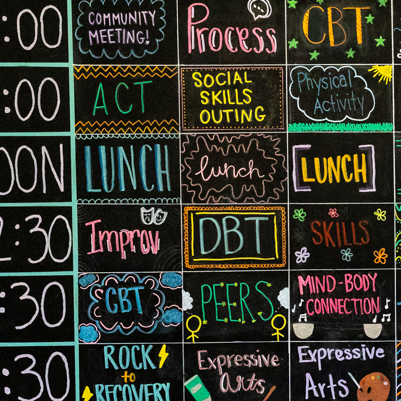 ROWI Teen sample program schedule